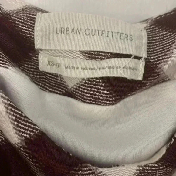 Urban outfitters checkered scrunch mini dress - Picture 9 of 14